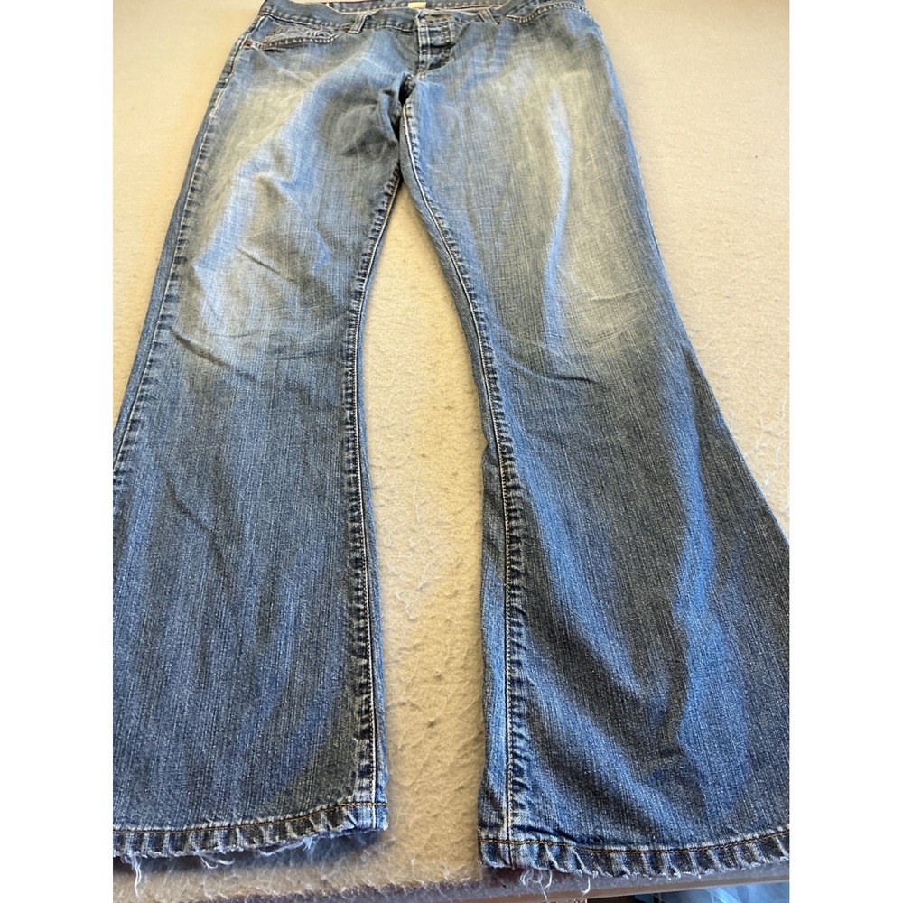 Abercrombie & Fitch Vintage Y2K Bootcut Jeans Button Fly‎ Blue Denim Womens  10